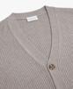 Profuomo, vest met knoopsluiting, grijs