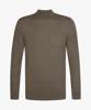 Profuomo Wollen Mock Neck Trui Bruin PPXJ30028H