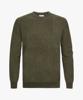 Profuomo, trui ronde hals chenille, groen
