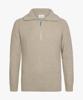 Profuomo Wollen Half-Zip Trui Beige Profuomo Trui PPXJ30058G
