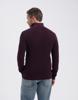 Saint Steve Katoenen Half Zip Trui Bordeaux 240906