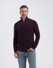Saint Steve Katoenen Half Zip Trui Bordeaux 240906