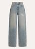 Circle of Trust, jeans wide leg tapered, vintage blue