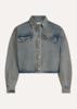 Circle of Trust, cropped jeans jack, vintage blue
