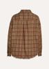 Circle of Trust, oversized blouse ruit, bruin