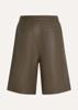 Circle of Trust Vegan Leather Shorts Olijfgroen W26_66_