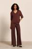 Studio Anneloes, broek travelkwaliteit, bruin