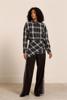 Studio Anneloes Leira check scarf blouse