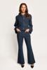 Freebird  Lavera Raw Stretch Blouse Indigo Blue