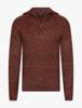 Cavallaro Napoli Corsico Half Zip Trui Bruin 118265028