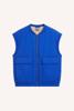 By Bar, bodywarmer/gilet reversible, kobaltblauw