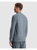 Cast Iron, trui mockneck met rits, rafblauw