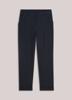 Summum, broek straight, krijtstreep, navy/mocca