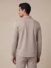 Cavallaro Napoli Bamboo Zip Overshirt Beige 123265013