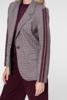 Geisha, blazer ruit met bies, bordeaux/groen