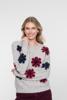 Geisha, trui met bloemen, zand