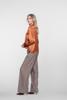 Geisha, broek streep, bruin