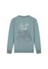 Dstrezzed, sweater met backprint, blauw