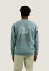 Dstrezzed, sweater met backprint, blauw