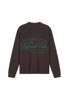 Dstrezzed, sweater met backprint, donkerbruin