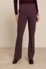 Studio Anneloes Flair bonded trousers 14201 Aubergine