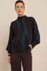 Studio Anneloes Anouck top 14252 Aubergine -Teal