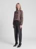 Rabe Blouse met Panterprint Taupe 57-123102