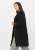 Fuchs Schmitt Wollen Mantel Zwart met Cashmere 850012563