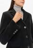 Fuchs Schmitt Wollen Mantel Zwart met Cashmere 850012563