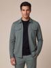 Cavallaro Napoli Bamboo Zip Overshirt Grijs 123265013
