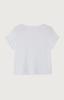 American Vintage, t-shirt v-hals, wit