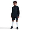 Nike academy voetbaltrainingstop met dri-fit, lange mouwen en korte rits voor kids