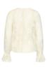 Smashed Lemon Kanten Top met bloemdessin 26590 Off-white