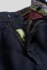 Meyer broek Bonn 2-5585 Wool look cotton Marine Blauw