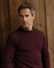 R2 Amsterdam Trui Crewneck Merinowol Bordeaux 134.CREW.002