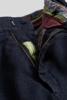 Meyer broek Bonn 2-5585 Wool look cotton Marine Blauw