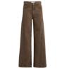 YAYA High Waist Wide Leg Jeans Cocoa Brown 01-311178-610
