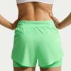Nike swift dri-fit  2in1  hardloopshort met halfhoge taille
