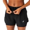 Asics road short 2 in 1