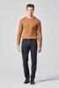 Meyer broek Bonn 2-5585 Wool look cotton Marine Blauw