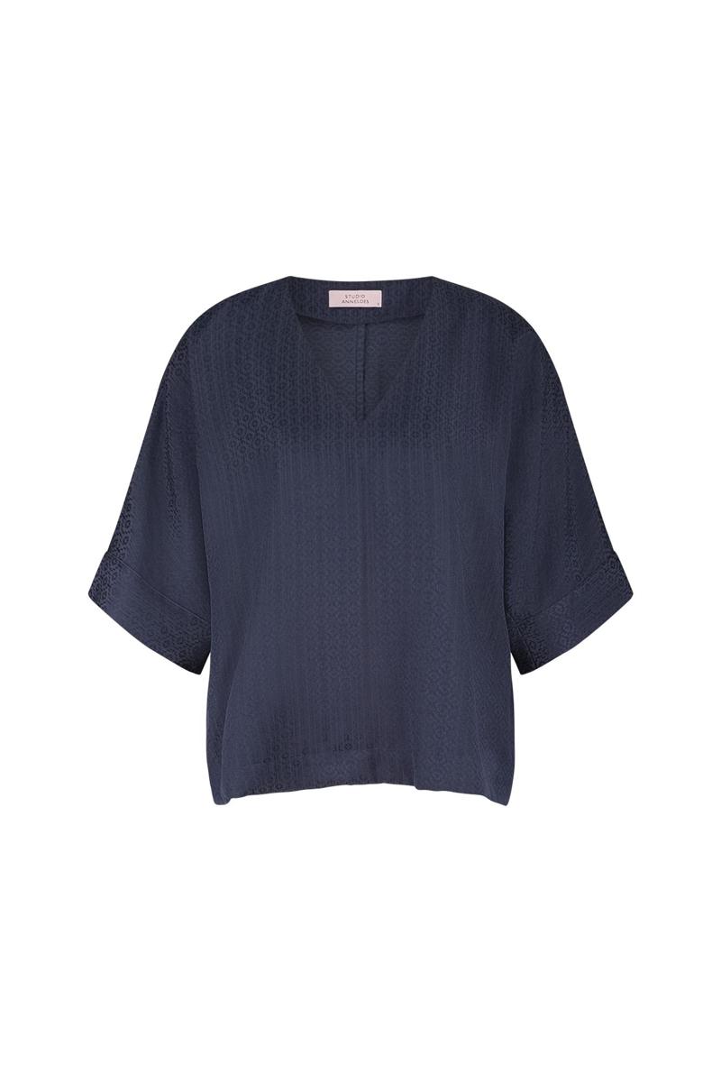 Studio Anneloes Madison mono jacquard top