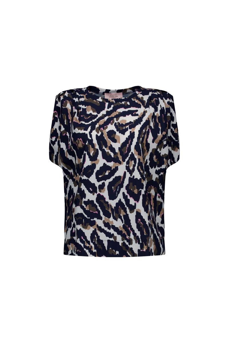 Studio Anneloes Leona strap leopard top
