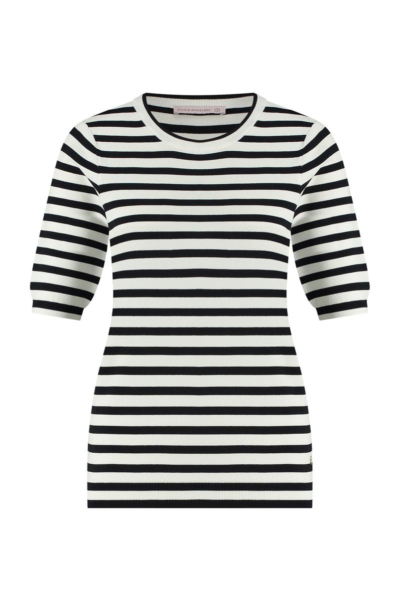 Studio Anneloes Luna Stripe Short Pullover