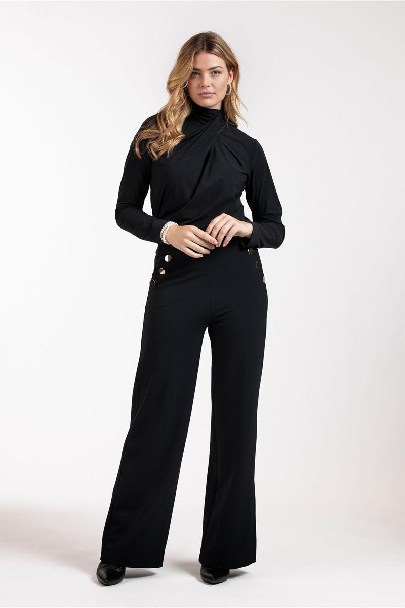 Studio Anneloes Emy Bonded Rib Trousers