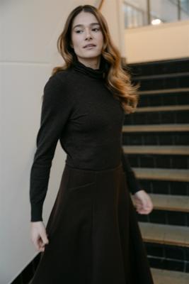 Aimee the Label Trui Turtleneck OmanW6 Brown