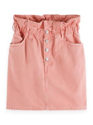 Scotch Soda Break Mini Rok Garment Dye 172209.5701 Roze