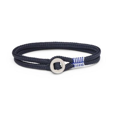 Pig & Hen Armband Don Dino Blauw - Silver