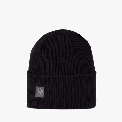 Buff crossknit beanie