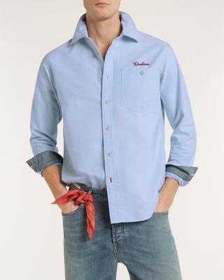 Denham Overhemd Ox 01-26-01-40-005 Lichtblauw