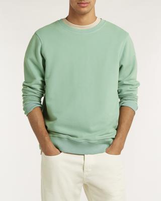 Denham Sweater ronde nek met Scissor logo 01-26-01-60-033 Green